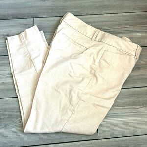 LOFT Outlet Skinny Ankle Linen Pants